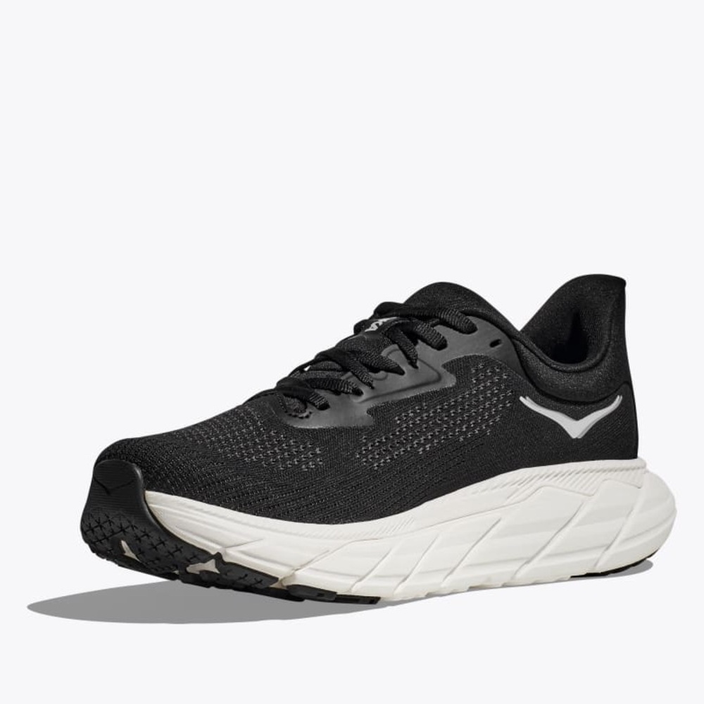 HOKA Men's Arahi 7 Stability Shoe Black & White Size 13D NEW - Picture 2 of 14